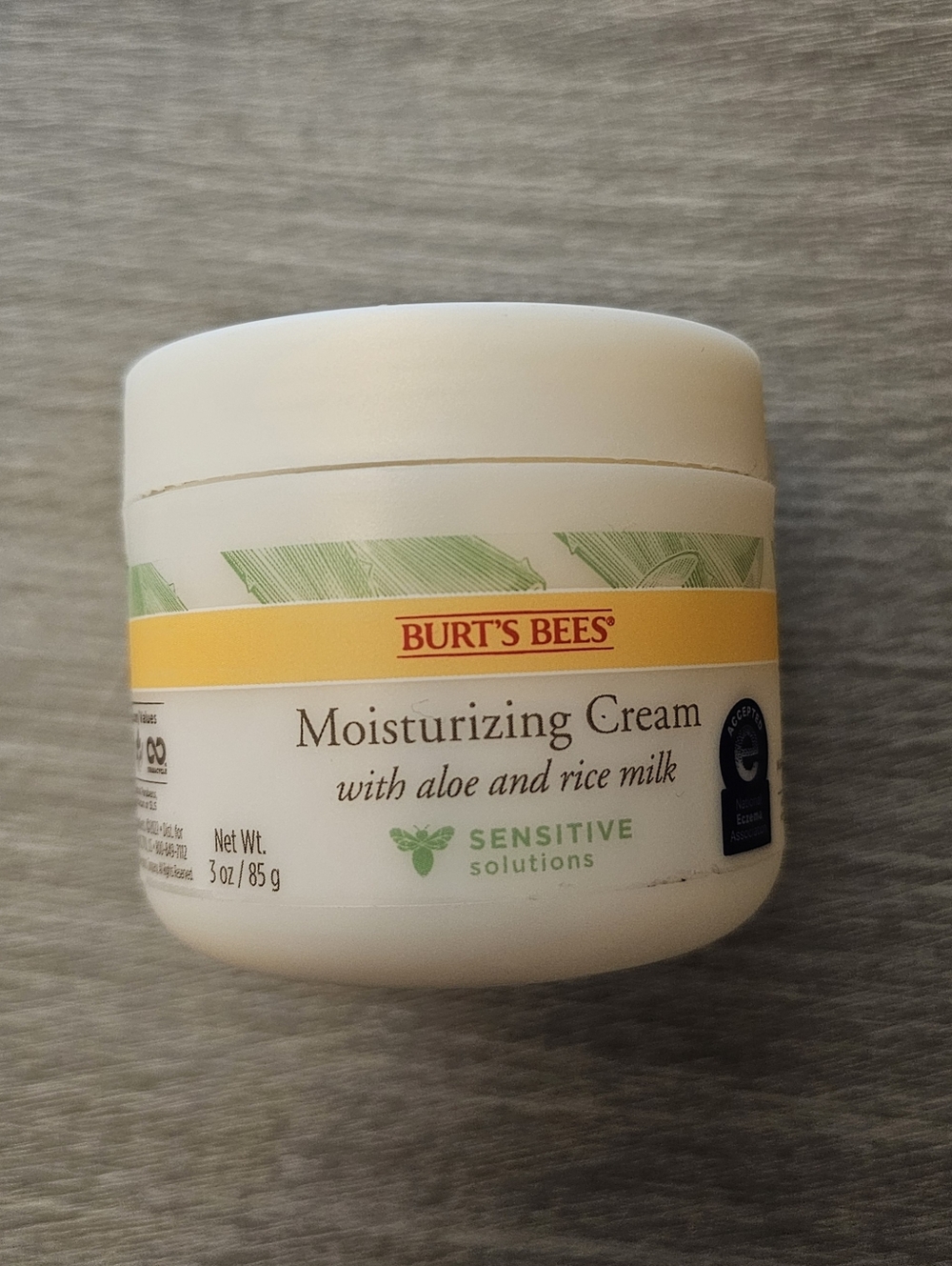 Burt's Bees Moisturizing Cream With Aloe And Rice Milk